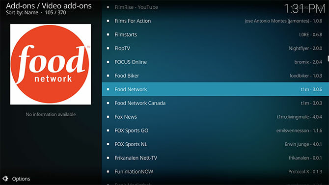 Extensions Kodi TVos