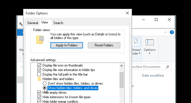 Comment protéger par mot de passe un dossier dans les fichiers et dossiers cachés de Windows