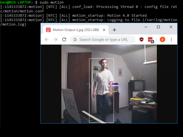 Logiciel Linux Motion Camera