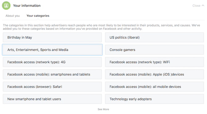 Le guide complet de la confidentialité de Facebook facbeook annonce la confidentialité de vos catégories