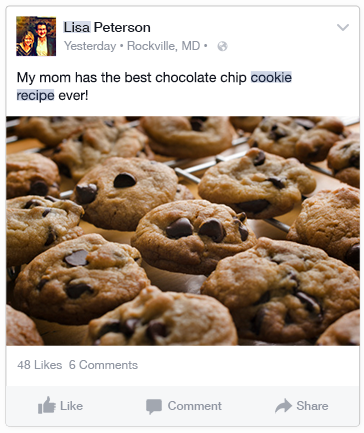 Rechercher des publications sur Facebook