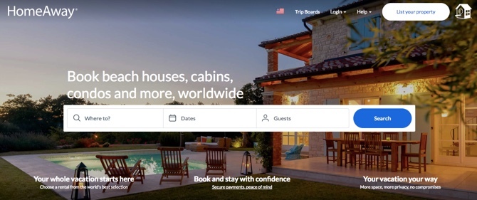 HomeAway location vacances