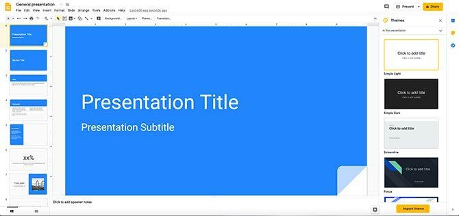 Comment créer une présentation Google Slides Workspace