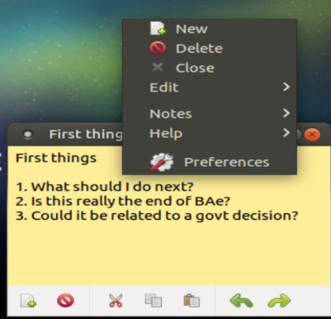 5 petites notes autocollantes utiles pour Linux muo linux stickynotes xpad