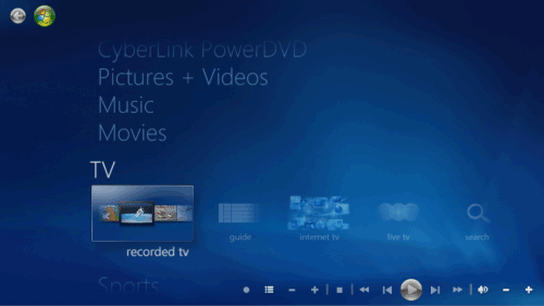 windows 7 en streaming vers hdtv