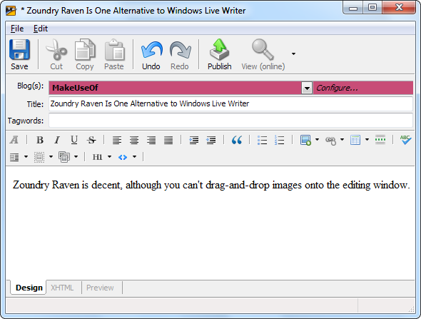 alternative à Windows Live Writer