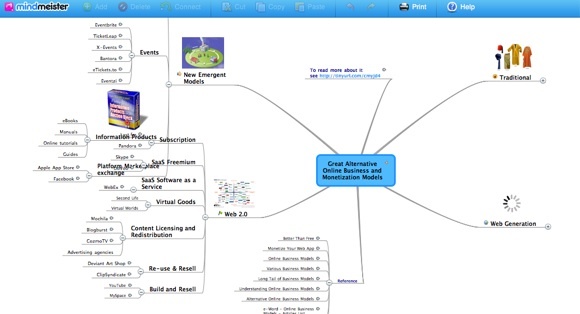 Les dix meilleurs outils étudiants de GradeGuru pour 2010 mindmeister