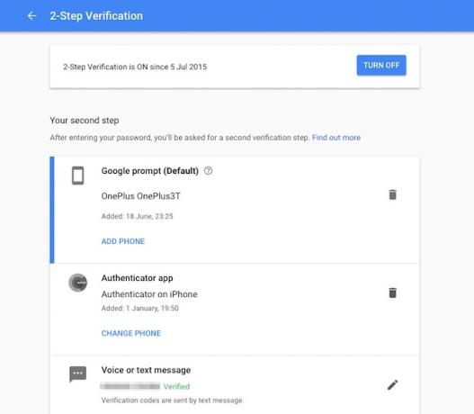 sauvegarde google lecteur cloud d'authentification à deux facteurs