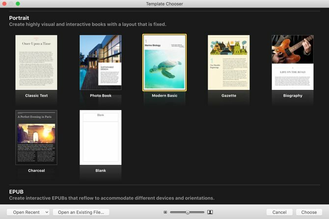 Comment écrire un ebook: modèles d'auteur iBooks