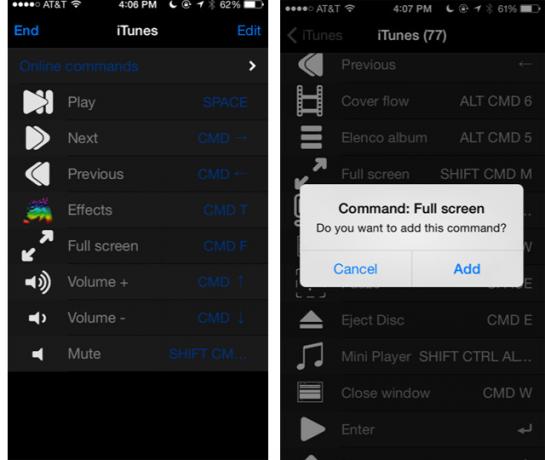 Commandes FullControl