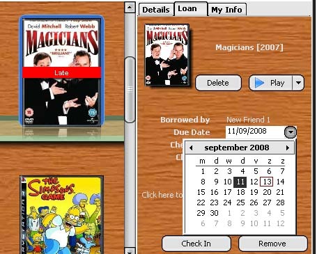 Gérer des jeux, des livres, de la musique et des DVD avec Libra libraloan