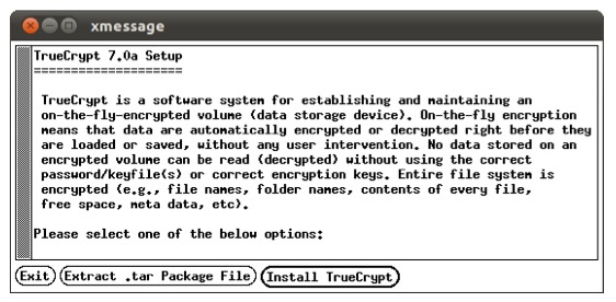 manuel d'utilisation de truecrypt