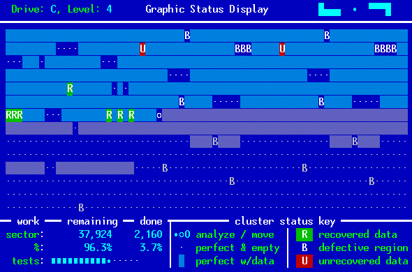 Récupération de données SpinRite