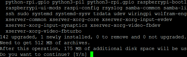 mise à niveau muo-diy-rpi3-dist