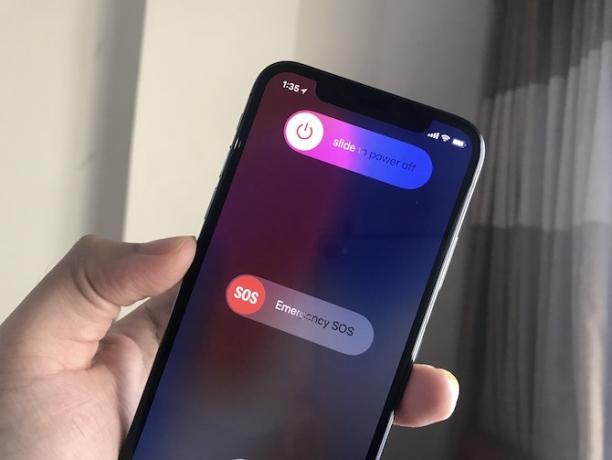 Arrêt de l'iPhone X