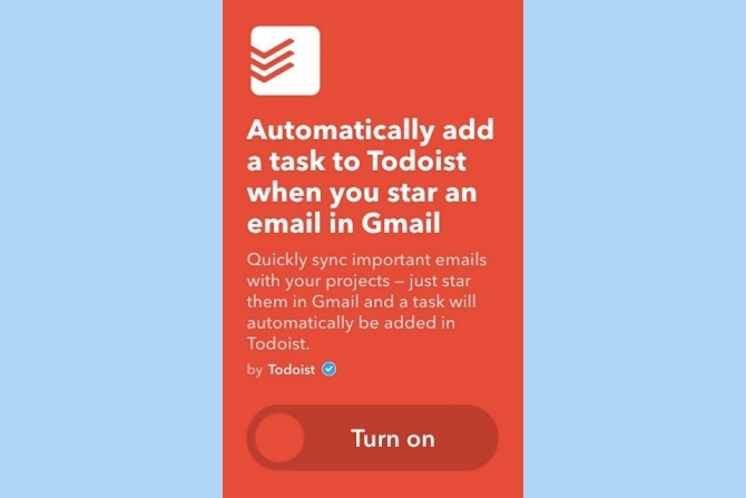 Tâches todoist ifttt gmail