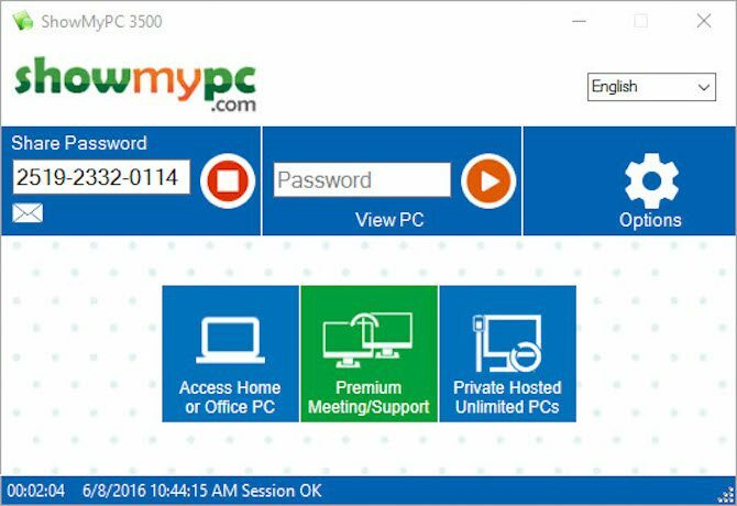 12 excellents outils gratuits de partage d'écran et d'accès à distance dont vous n'avez pas encore entendu parler. Partage d'écran showmypc3 670x460