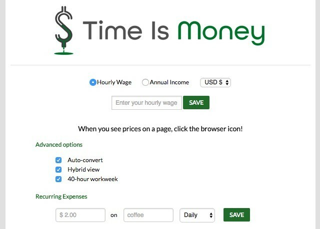 chrome-time-is-money-options