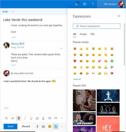 Comment déverrouiller la nouvelle version bêta des GIF Outlook Outlook.com