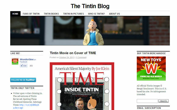 bandes dessinées de Tintin