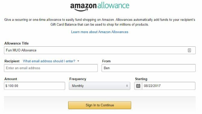 Comment donner à vos enfants une allocation Amazon Allocation-cadeau Amazon 670x379