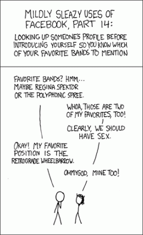 Combien d'amis sur Facebook c'est trop? [Opinion] xkcd