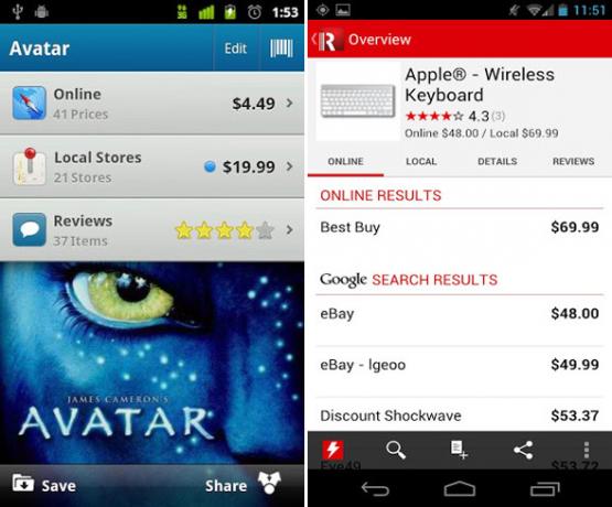 applications d'achat gratuites pour Android