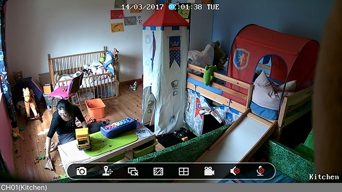 Reolink Keen: 100% Wireless Security Cam Review screencap stream en plein écran