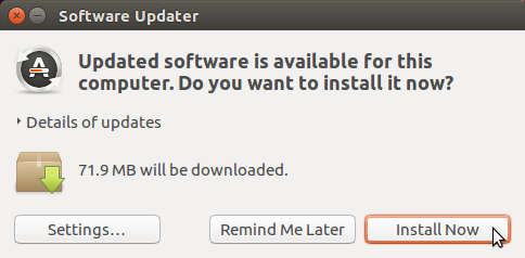 Installer les mises à jour à l'aide du logiciel Updater dans Ubuntu 16.04