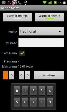 alarme douce pour android