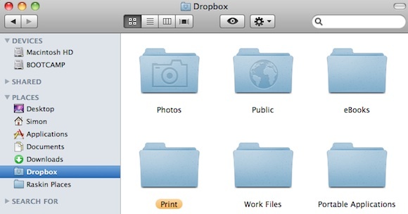 imprimer depuis dropbox