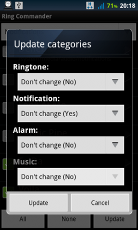 andoid ringtone manager