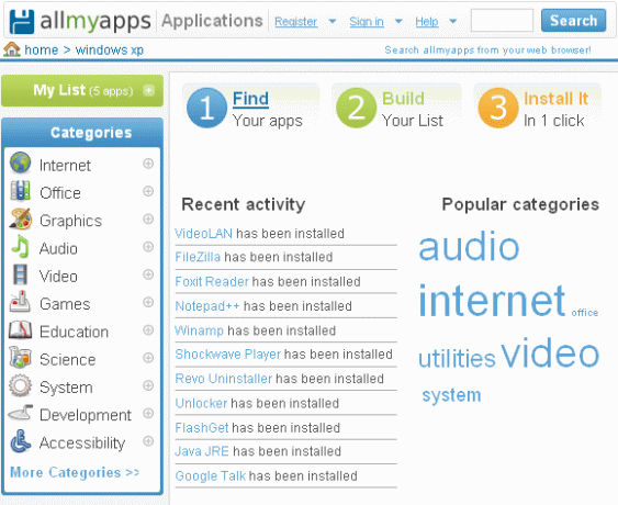 installer plusieurs programmes à la fois