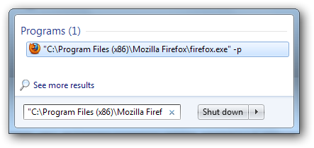 plusieurs profils Firefox