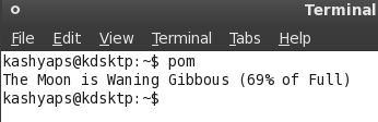 Jouez à des jeux dans votre terminal Linux pom