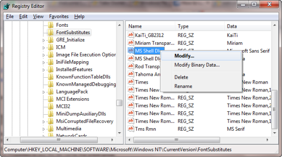 Utilisez l'éditeur de registre pour modifier l'écran de connexion de Windows 7