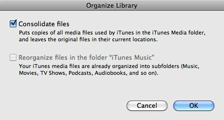 déplacer la bibliothèque iTunes vers un nouveau lecteur