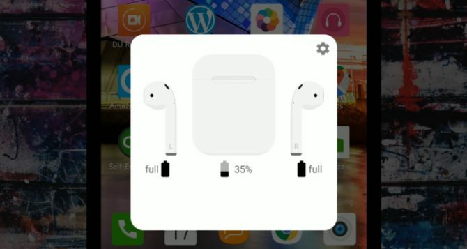 Notification AirBattery sur un appareil Android