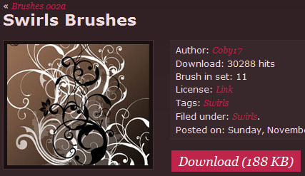 6 meilleurs sites pour télécharger des brosses Photoshop gratuites fbrushes2