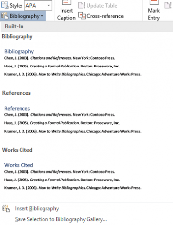 Comment générer des bibliographies dans Microsoft Word avec un seul clic Microsoft Word créer une bibliographie 385x500