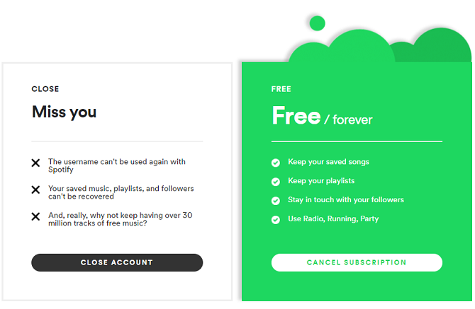 Comment supprimer votre compte Spotify spotify close account 670x437