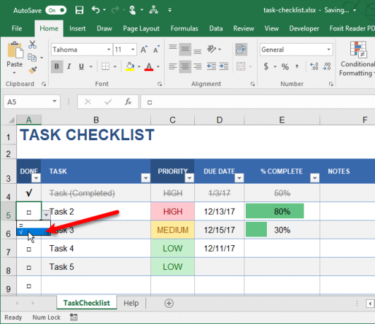 types de listes Excel pour faciliter la saisie des données