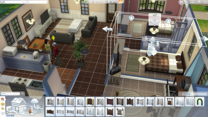 Construction et style de la maison Les Sims 4