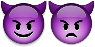 diable imp emoji émoticône