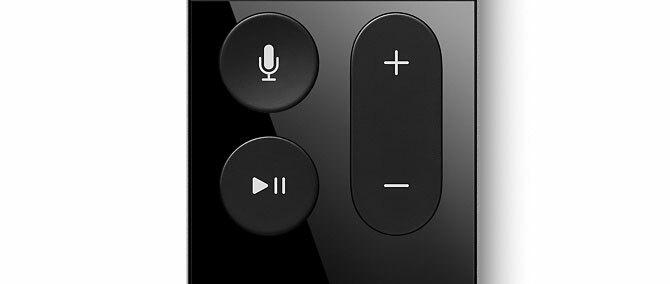 Apple TV Siri Remote Siri, Lecture / Pause et Volume