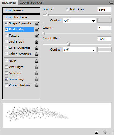 Photoshop brushes pixie dust