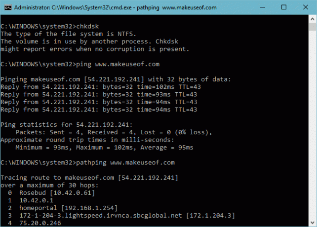 Commandes CMD Windows essentielles que vous devriez connaître ping pathping tracert