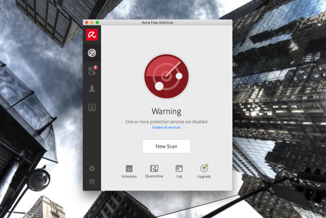 Avira Warning