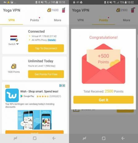yogavpn avec des récompenses