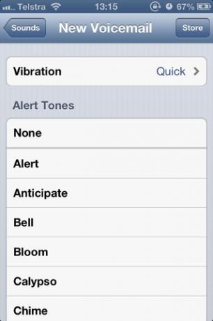 vibrations personnalisées pour iphone